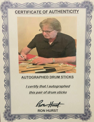 Autographed Drum Sticks