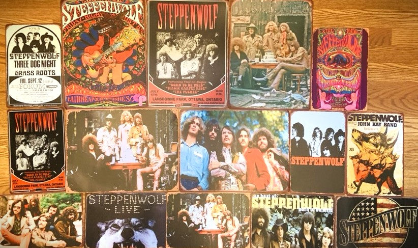 First Concert Sign Concert Signs & Vintage Photos (25 items on sale celebration) – Steppenwolf