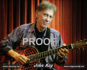 John Kay Solo Photo  (July 2025 - Special of the month).  two for One photo. You get both the John Kay the original lineup photo for the price of one (July deal of the month)